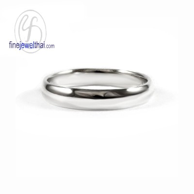แหวนทองคำขาว แหวนคู่ แหวนแต่งงาน แหวนหมั้น -R1092WG-18K